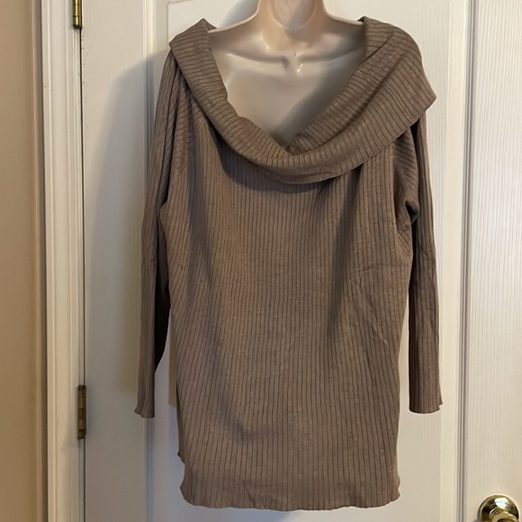 NWT Stitch Fix Evolution Buckskin Heather Thick Long Sleeve Top Sz 3X Soft Cozy - Picture 2 of 10